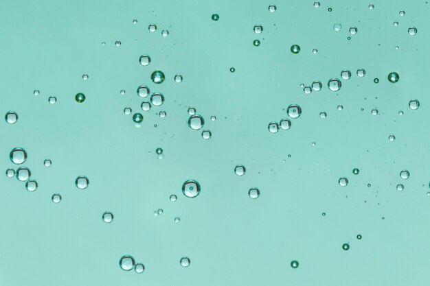 Plain blue raindrops background