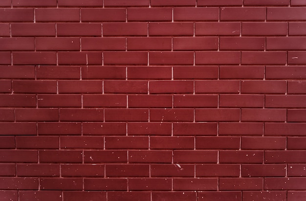 일반 밝은 붉은 벽돌 벽