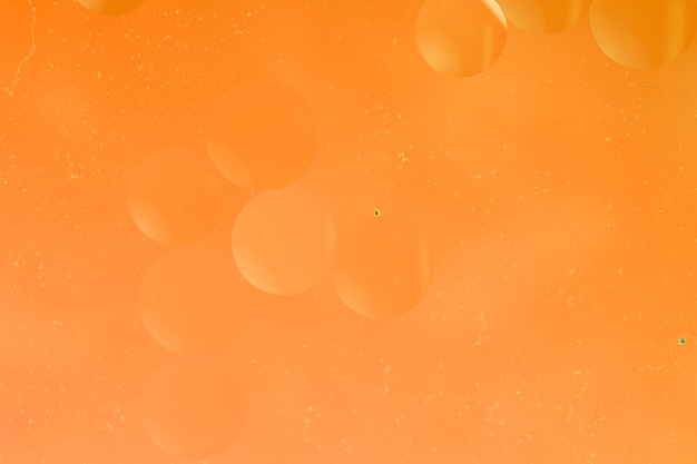 Plain orange bubbles background