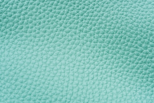 Текстурированный фон из гладкой кожи бирюзового цвета