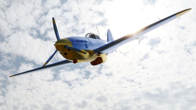 3D-рендеринг самолета