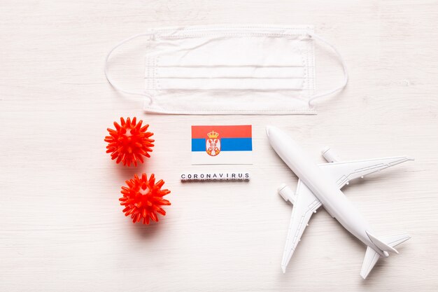 Download Premium Photo Medical Mask Travel Airplanes Yellow Background Problems Traveling By Covid 19 PSD Mockup Templates
