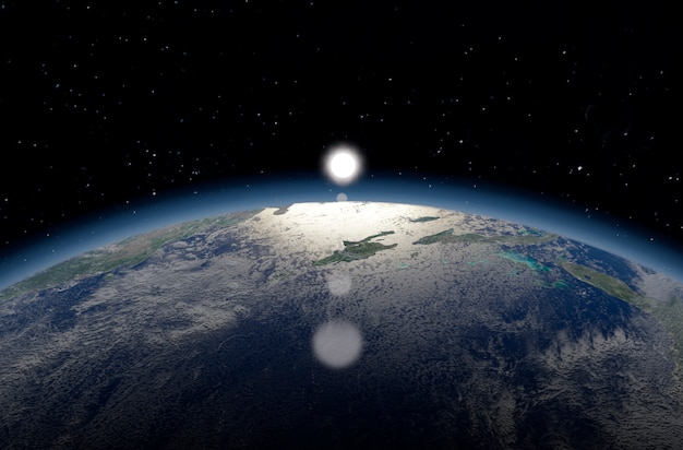 惑星地球の背景