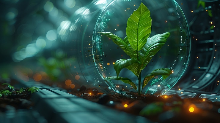 Free Photo plant growing from soil