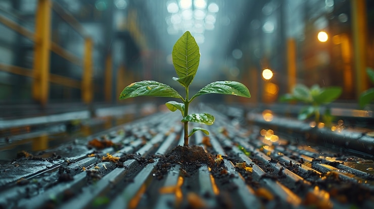 Free Photo plant growing from soil