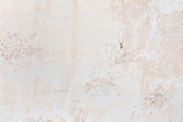 Plaster white stained wall