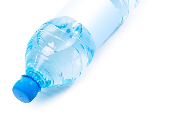 Plastic bottle of water