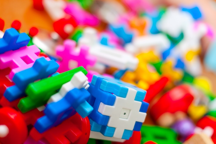 Free Photo plastic eccano set
