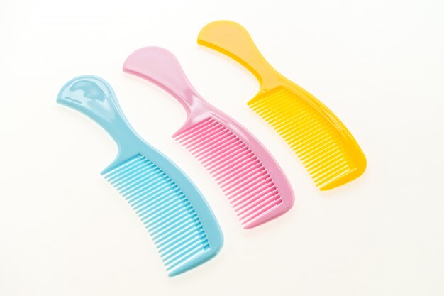 Free photo plastic hair comb