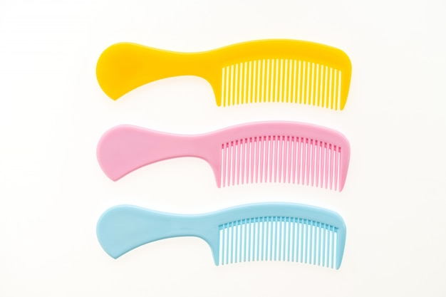 Free photo plastic hair comb