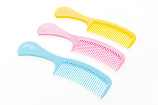 Plastic hair comb