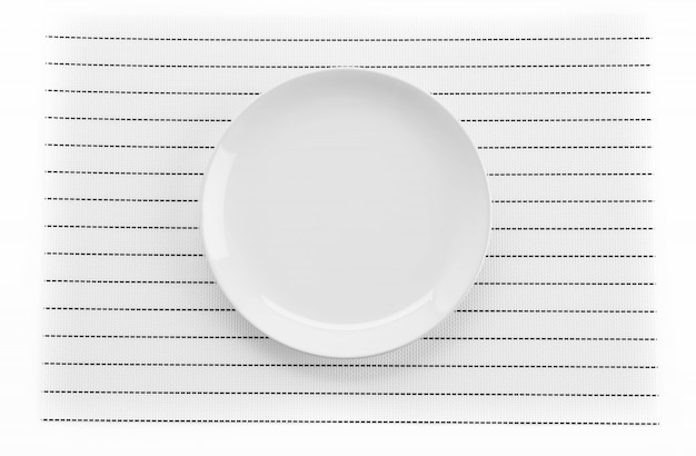 plate mat with plate fork and knife