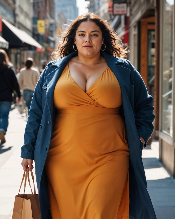 Free Photo plus size  woman lifestyle