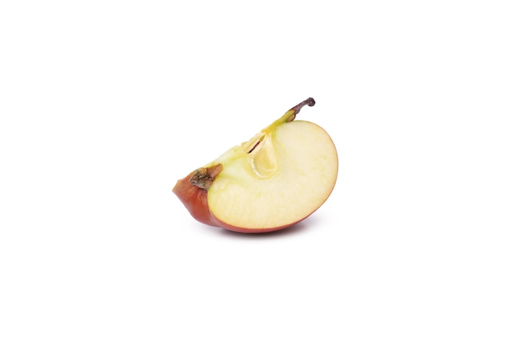 Free Photo png apple piece isolated on white background