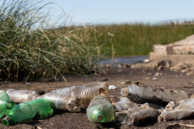쓰레기와 물의 오염 개념