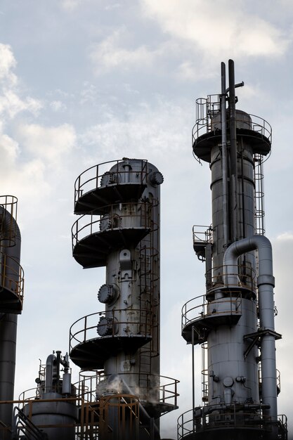pollution and industry exterior in daylight