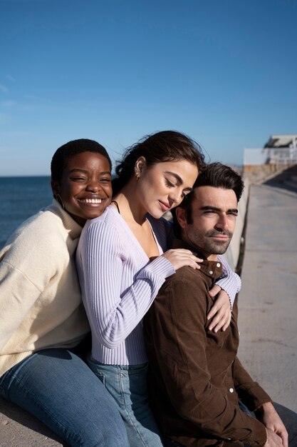 polyamory people spending time together