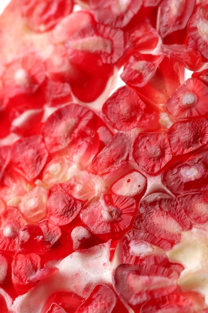 Pomegranate close up