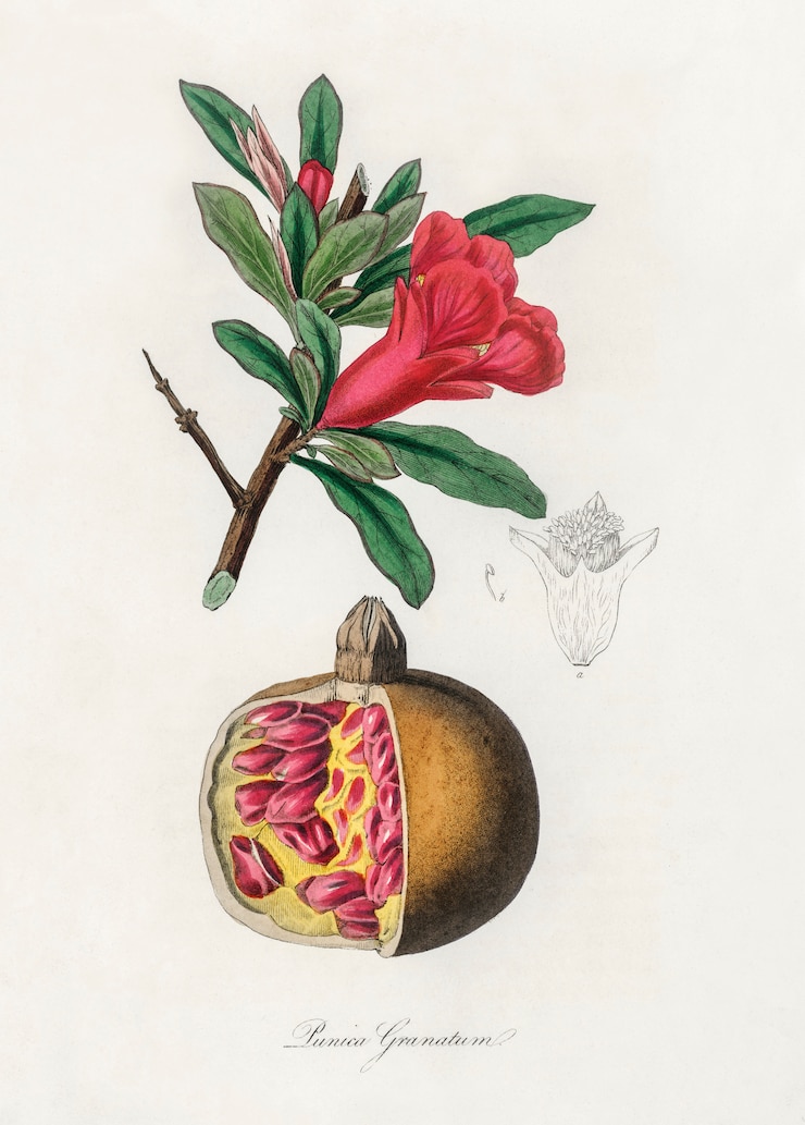 Free Photo the pomegranate 
