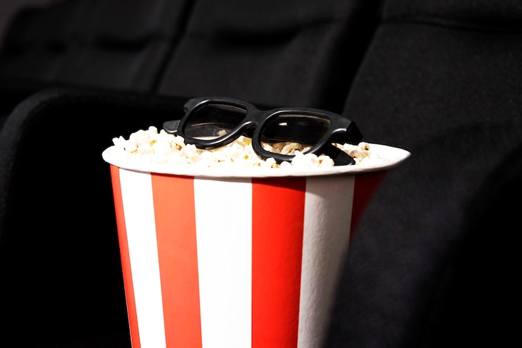 無料Photo 映画館のポップコーン