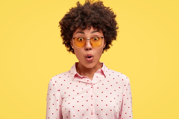 Portrait of African American woman posing