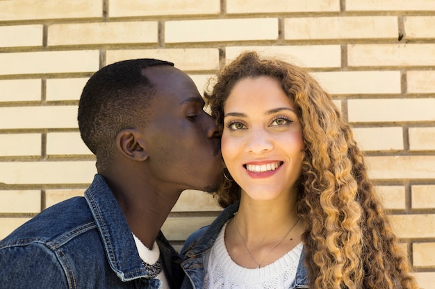 Portrait of afro american couple