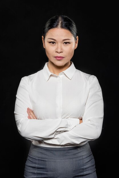 Portrait beautiful formal woman