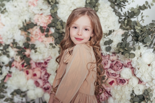 Portrait of beautiful little girl