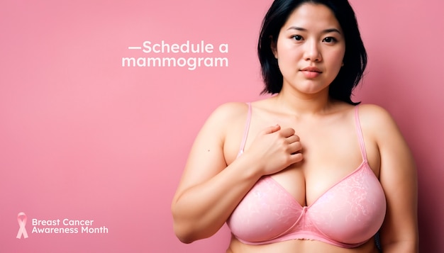 Free Photo portrait of breast cancer survivor smiling