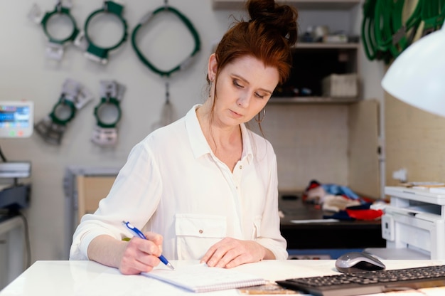 Portrait businesswoman owner