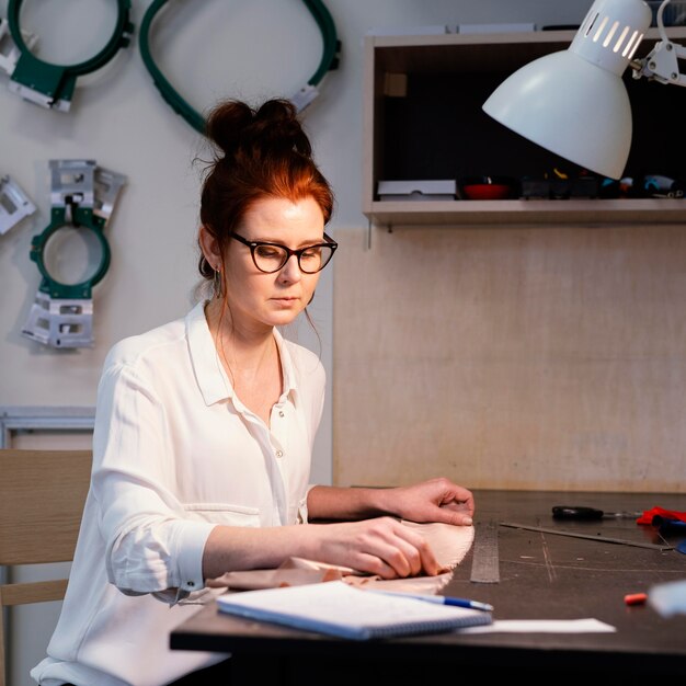 Portrait businesswoman owner