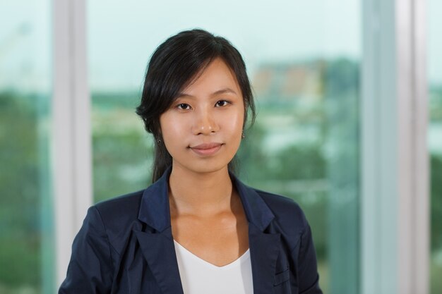 Portrait of Businesswoman at Window 1