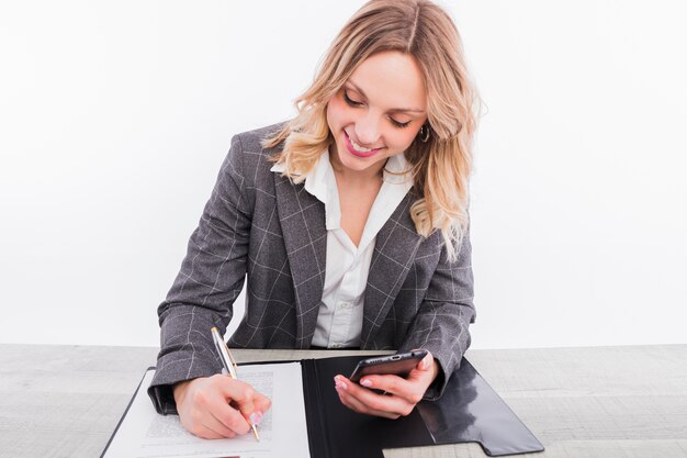 Portrait of businesswoman