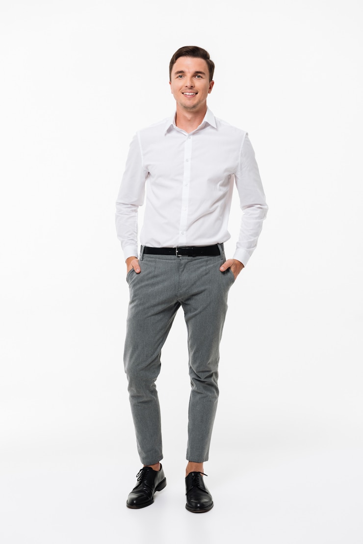Free Photo portrait of a cheerful young man