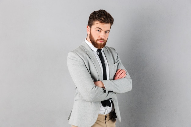 Portrait of a confident businessman dressed in suit