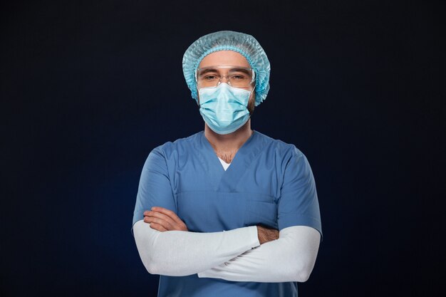 Portrait of a confident male surgeon