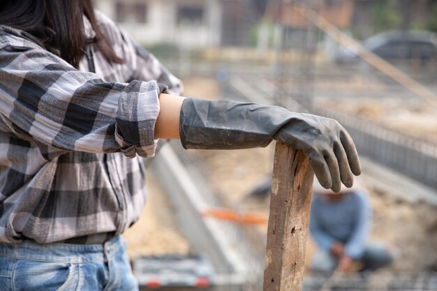 Portrait Of Construction Worker On Building Site