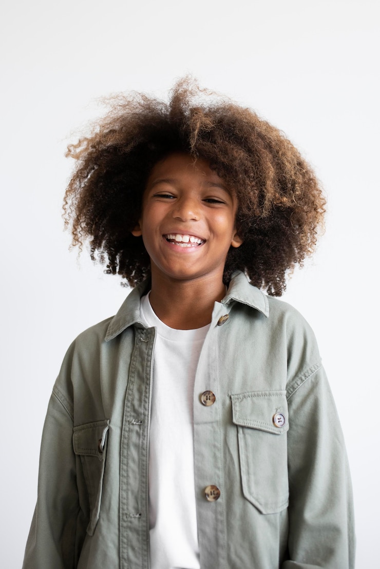 Free Photo portrait of cool teenage boy