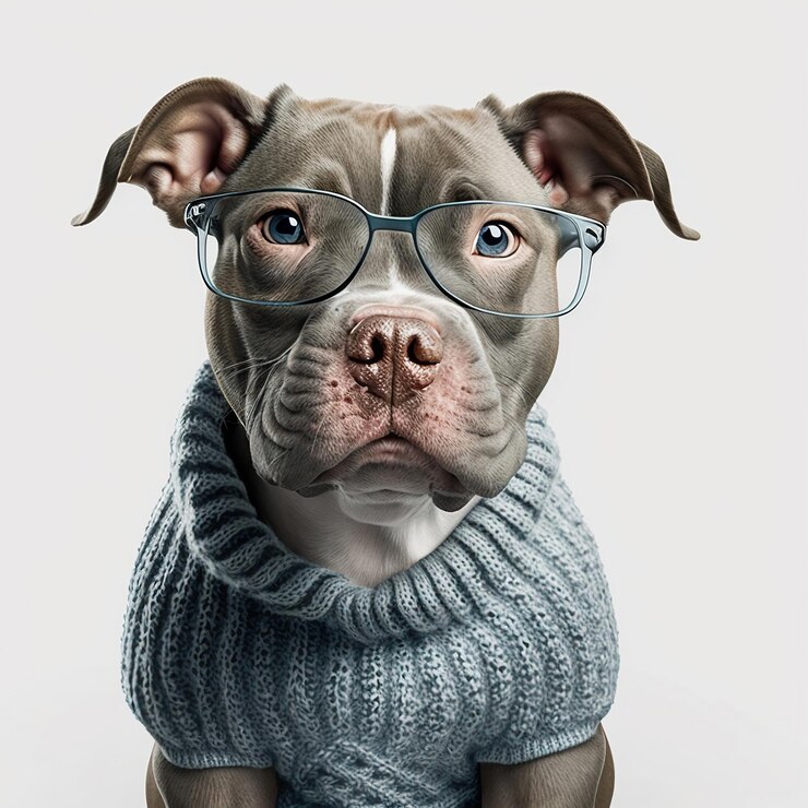 Free Photo portrait of a dog isolated on white created using generative ai