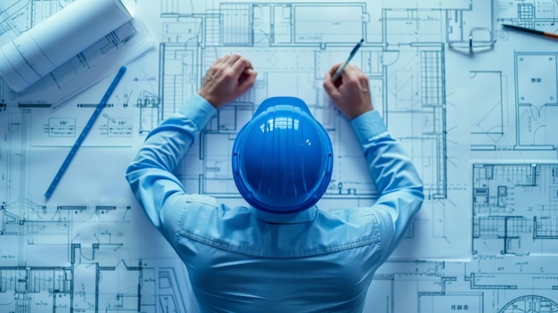 Free photo portrait of engineers during work hours on the job site