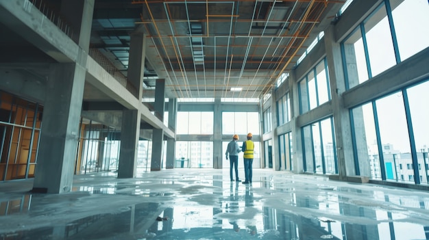 Portrait of engineers during work hours on the job site