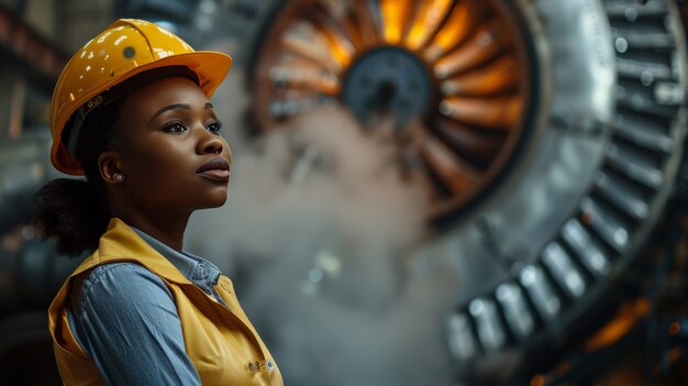 portrait of engineers during work hours on the job site