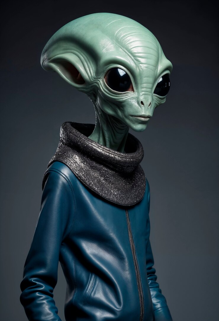 Free Photo portrait of extraterrestrial creature or alien
