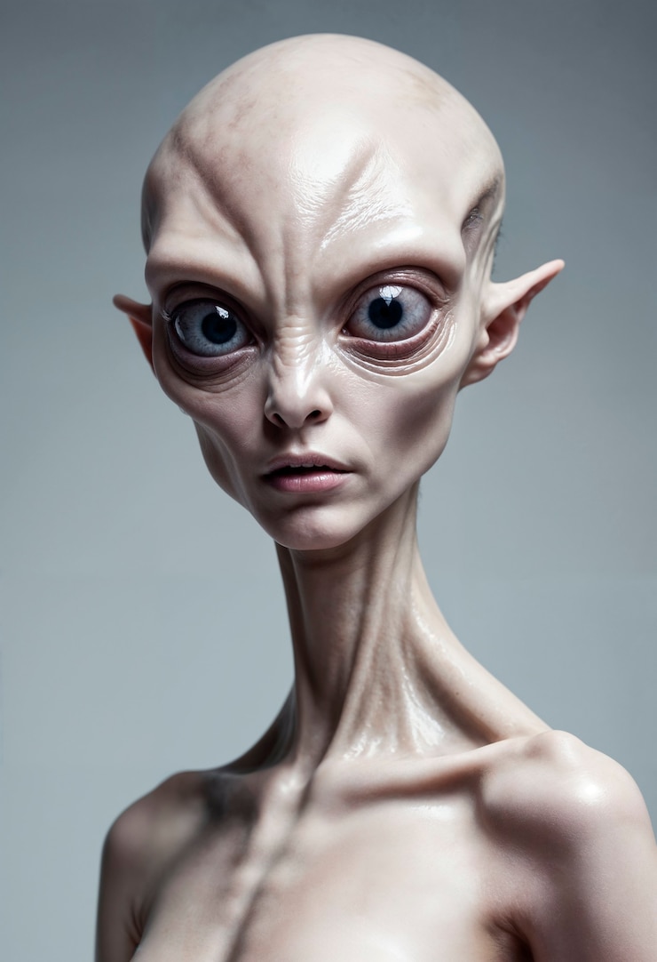 免費 Photo 外星生物或外星人的肖像