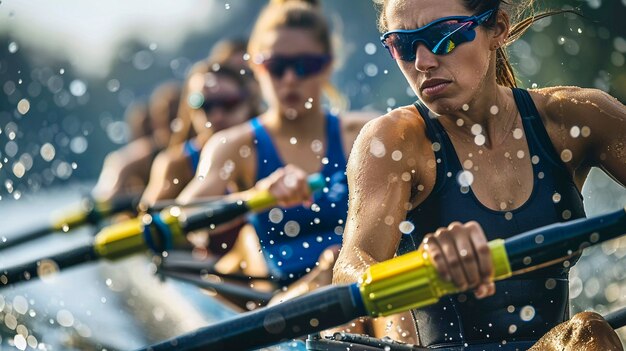 Free photo portrait of female athlete competing in the olympic games