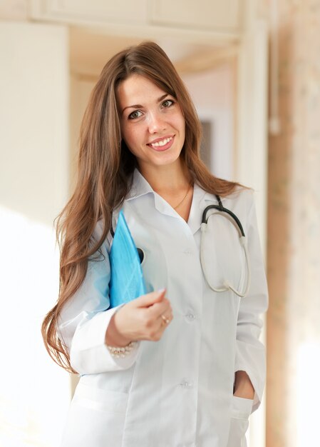 Portrait of female doctor