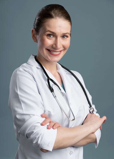 Portrait of female health worker