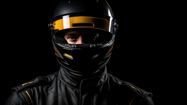 Free photo a portrait of a formula one racing driver