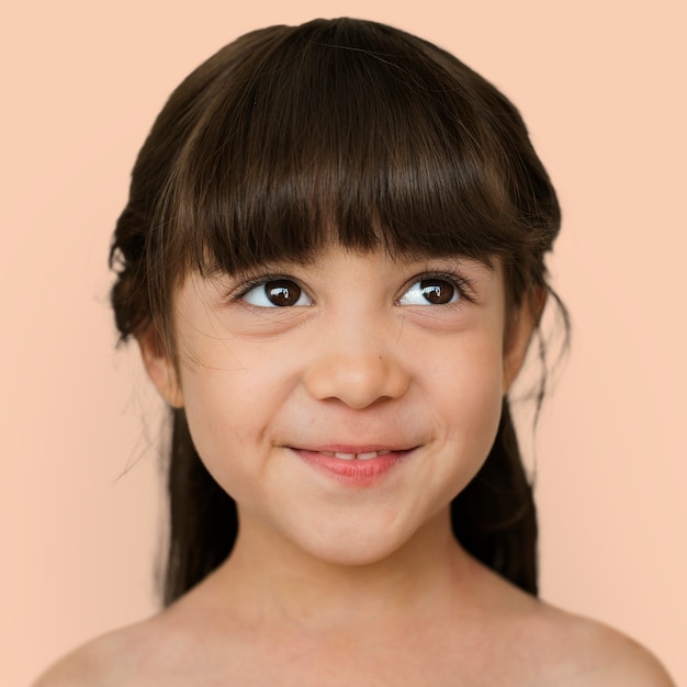 Portrait of a French-Thai girl