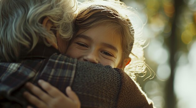 Foto gratuita ritratto di nonni con nipote